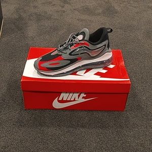 Nike Air Max Zephyr 'Smoke Grey And Siren Red''